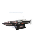 Motoscafo elettrico Stealth Interceptor Himoto 1/6