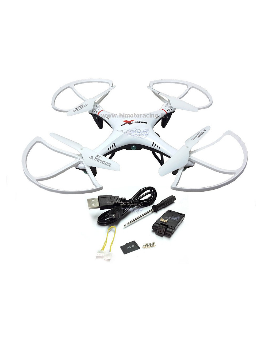 Drone Quadricottero Aircraft Himoto 2.4ghz 3D compreso di telecamera